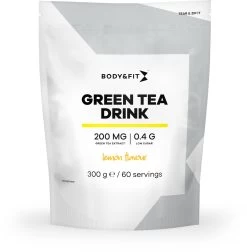 Body & Fit Superfoods Green Tea Drink - Groene Thee Citroen - 60 Kopjes (300 Gram)