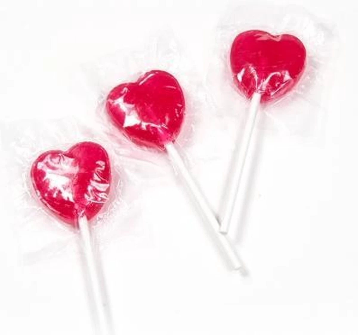 Merkloos Hartjes Lollies 100 Stuks Verpakt 1 Merkloos Hartjes Lollies 100 Stuks Verpakt