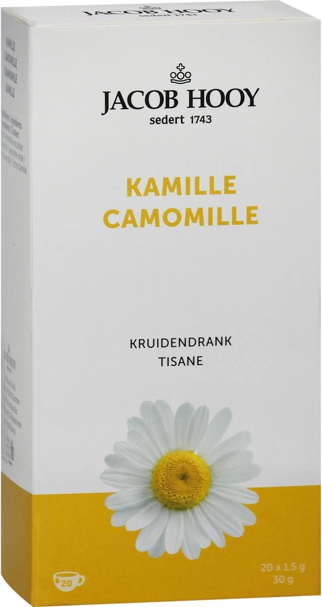 Jacob Hooy Kamille Theezakjes 20 Stuks